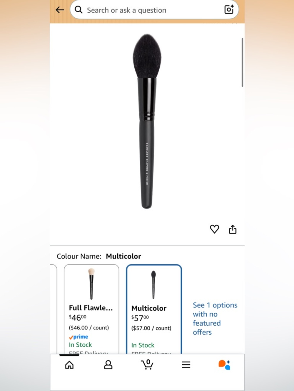 bareMinerals Seamless Shaping & Finish Makeup Brush